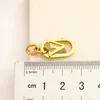 18k Gold Plated Stud Earrings Luxury Brand Designers Letter Fashion Women Love stainless steel Diamond Earring Wedding Party Jewellery Gift