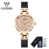 Montres-bracelets CADISEN femmes es haut pour femme marque de luxe en acier inoxydable Sport Quartz étanche Bracelet relogio