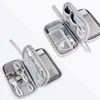 Sacs de rangement 1 pièces unisexe sac à fermeture éclair accessoires numériques pour lecteur Flash ménage anti-poussière haute capacité multilaminaire