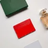 Lyxig designkorthållare av högsta kvalitet Miniplånbok Äkta gy-läder med väska Mode Damväskor för män Herr Nyckelring Kreditmynt Mini Kohudsmaterial Väska