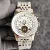 Men's watch Fully automatic mechanical watch Calendar week can record powerful luxury watches