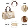 Diaper Bags Mama Tote Bag Maternity Diaper Mommy Large Capacity Bag Women Nappy Organizer Stroller Bag Baby Care Travel Backpack Mom Gifts 230316