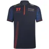 Camisa 2023F1 Camiseta Terno de corrida Camisa polo Equipe de Fórmula 1 Macacão com lapela