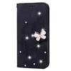 Custodie a portafoglio in pelle con farfalla 3D per Redmi 10C 10A 10 5G A1 2022 Xiaomi 12T Pro Google Pixel 7 Pro 7A 6 6A Samsung A54 Bling Diamond Print Custodia con impronta Flip Cover