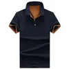 Polos masculinos camisas polo homens algodão casual curto poloshirts para homens roupas de marca negócios masculino respirável mens verão polos para hombre 62 230316