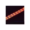 LED -remsor 5050 RGB Strip Light DC12V SMD5050 Flexibla 120LEDS/M LAMP Nonwatterproof Double Row Highlight Drop Delivery Lighti DHBIE