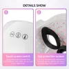 Face Massager 7 Color LED Mask 258Pcs Beads Compress Pon Therapy Beauty Skin Rejuvenation Tighten EMS Relieve Eye Fatigue 230314