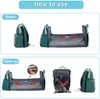 Diaper Bags Usb Diaper Bag for Baby Boys Girls Diaper Bag Backpack with Changing Station with Foldable Travel Bed Large Capacity Waterproof 230316