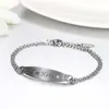 Charmarmband Boniskiss Lovers 'Romantic Silver Color Couple Rostfritt stål Gift Men's Wish Jewel Women Fashion Bijoux