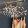 Hangers Racks 10/20 pièces Ins Anti-acrylique cintre paillettes clair antidérapant cintre cristal vêtements organisateur garde-robe adultes étendoir 230316