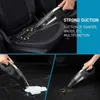 Portable Car Vacuum Cleaner: Quick-Charge, Water-Washable Handheld with Cordless Power - Ideal for Tile and Car interiors