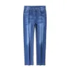 Herren Jeans Frühling Sommer Männer Stretch Jeans Mode Lässig Slim Fit Denim Hosen Männliche Blaue Hosen Mann Kleidung 230316