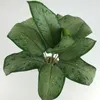 Flores decorativas grinaldas de 64 cm de plantas verdes artificiais de plástico ramificações de palmeiras tropicais grandes folhas especiais para casa garar garar