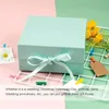 Gift Wrap Gift Box with Lid Bowknot Gift Box Magnetic Rectangular Gift Box Decorative Box for Birthday Gift Wrapping Green 230316