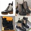 2023 Designer Womens Boot High Heels Ankel Boots Women Leather Boots Vintage Print Jacquard Textil Classic Platform Flat Ankle Boot Outrole Shoes With Box No013