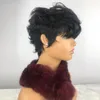 オンブルカラーブラジルのレミーヘアショートボブウィッグ