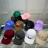 Fashion Ball Caps Designer zomerpet kleurrijke casual hoeden voor vrouw mannen merk koepel verstelbare straat strand zonbescherming 10 kleur