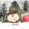 Christmas Decorations Fancy Reuseable Kids Xmas Gift Bags Cartoon Deer Bear Party Drawstring Packing Stocking Filler Holders