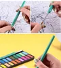 10 pcs Miniature Hook Line Pen art painting brushes weasel hair paint brush gouache watercolor oil paints artists Hand Painted