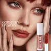 Lip Gloss 6-Color Maghor Makeup Hidratante Esmalte Plumping Oil Plumper Oil Sexy Lipstick Torno Cosmético Cosmético