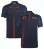 Camisa 2023F1 Camiseta Terno de corrida Camisa polo Equipe de Fórmula 1 Macacão com lapela