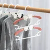 Hangers Racks 5/10/20pcs Kids Clothes Hanger Racks Portable Plastic Display Hangers Windproof Children Coats Hanger Baby Clothing Organizer 230316