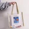 Sacs de plein air étanche Transparent sac de plage Portable PVC Gym Fitness bain natation épaule Shopping sac à main voyage Duffle sac à dos