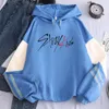 Sweats à capuche pour femmes Sweats Harajuku Style coréen KPOP Straykids Stray Kids Album Sweat à capuche pour femme Sweat à manches longues Patchwork Sweat à capuche pour femme Pulls 230316