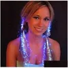 ノベルティ照明LEDヘアブレードクリップヘアピンMticolor Flash Light Birthday Neon Dance Celebration Suppties for Halloween Party Chris Dhwjm