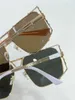 Nowe okulary przeciwsłoneczne dotyczące projektu mody 9093 Duża ramka pusta kwadratowa rama punkowa popularne okulary ochronne Uv400 obiektyw Goggle291R