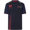 Camisa 2023F1 Camiseta Terno de corrida Camisa polo Equipe de Fórmula 1 Macacão com lapela