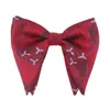 Nœuds papillon Huishi Homme Bowtie Soie Paisley Big Bowties pour hommes Colliers Cravats Femmes Blouse Bowknot Jacquard Mariage Business