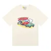 GAL DE デザイナーメンズ Tシャツ男性女性 Tシャツ tシャツ車のレタープリント半袖夏ラウンドネックショートアウトドアファッションレジャー純粋な綿ハイストリートルーズ