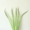 Decorative Flowers 5heads/branch INS Grass With Leaves PE Artificial Flower Decorations Onion Wedding Plastic Plants