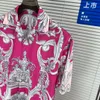 Män designer skjortor sommar shoort hylsa casual skjortor mode lösa polos strandstil andningsbara tshirts tees kläder #090