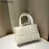 Totes High Botteega Spring Bag Single 2023 Cowhide Venata Knitted Bags Quality Leather Shoulder Acro Crossbody Handbag EYR5