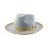 Hats for Women Hats Hats for Men Cowboy Hat Panama Luxury Band Bowknot Casual Wedding Decorate Fedora Hat New