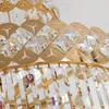 Luxcry Crystal Chandeliers Duplex Living Room Lights Villa Stair Long Chandeliers Revolving Staircase Lights Hotel Engineering Lamp