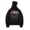 Heren Hoodies Sweatshirts Hip Hop Web Puff Print Spder Hoodie Mannen Vrouwen Hoge kwaliteit Young Thug Angel Spider Sweatshirts Zware stof Pullover XXBQ