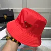 Colorful Designer Bucket Hat Sun Protection Solid Trendy Hats with Inverted Triangle Leisure Cap Novelty 8 Colors Design for Man Woman
