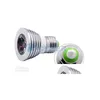 2016 светодиодные лампы бренд 3W RGB Spotlight E27 E14 GU10 Дистанционное управление 16 цветов Flash Spot Light BB LAMP HOLD