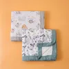 Quilts Kangobaby #My Soft Life# Design Premier Quality Thicker Bamboo Cotton Baby Swaddle Blanket born Muslin Wrap Infant Quilt 230317