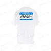 T-shirts pour hommes VTM 2022SS Lettre avant et arrière imprimée Oversize en coton pour hommes et femmes T-shirt à manches courtes à manches courtes T230317
