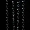 Lustre Crystal 5Meters / 16ft 14 mm Clear Octogonal Garland Strand rideau de Noël.