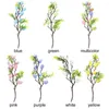 Decorative Flowers 35CM Party Vase Decor Wedding Favors Home Artificial Easter Egg Tree Branch Fake Plant Foam Flower Decoration