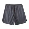 Herren-Shorts, High-Street-Druck, Kordelzug, elastische Taille, Outdoor, Fiess Sporthose, lässig, atmungsaktiv, kurz