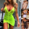 Casual Dresses Submissive Lingerie For Women Leather Ladies Womens Holiday Bod-ycon Mesh Dress Party Sexy Satin With Robe