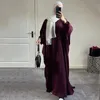 Ubranie etniczne Ramadan Eid Hooded Abaya Women Modlitwa odzież muzułmanin jilbab luźna długa sukienka Abayas Dubai Turcja Islamskie ubrania Djellaba Femme 230317