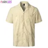 camisas do estilo guayabera