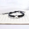 Braccialetti con ciondoli All'ingrosso 10 Bracciale stella esagonale Fede Amuleto intrecciato a mano Moda romantica Donna Uomo Corda Regalo 8 colori 2023